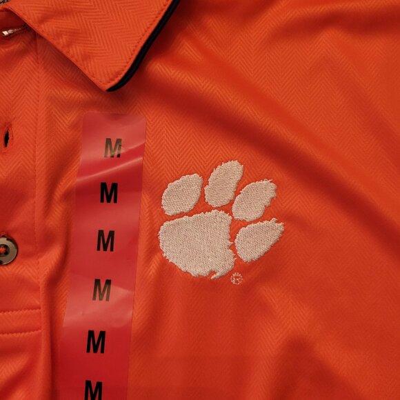 Clemson Tigers Shirt Men Medium NCAA College Football Polo Golf Champion - Picture 4 of 10